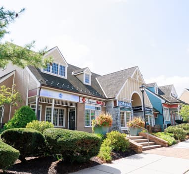 Exterior photos of the Shoppes at Greenfield 
